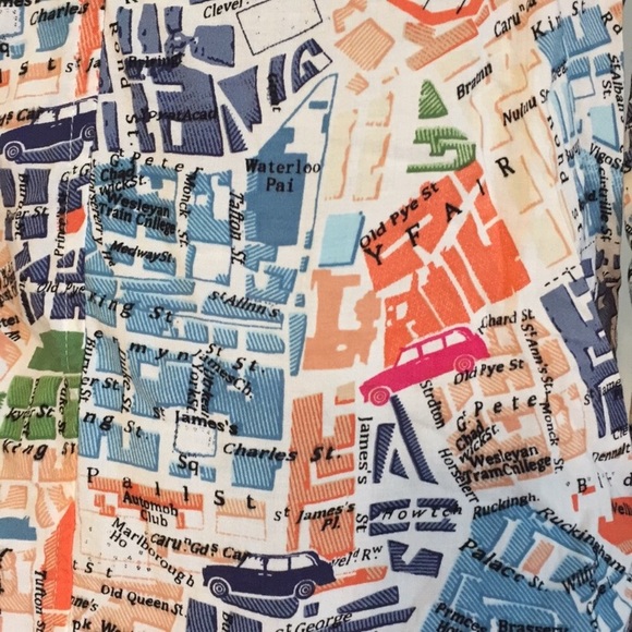 Anthropologie Maeve Cartography button down - Picture 4 of 7